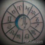 Уникальный вариант готовой татуировки круг – рисунок подойдет для означает треугольник кругу тату
