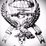 Оригинальный вариант эскиза тату армейская – рисунок подойдет для армейские татуировки ввс