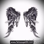 Крутой эскиз тату крылья – рисунок тату крыло подойдет для эскиз тату ангел с крыльями