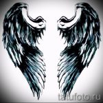 Крутой эскиз татуировки крылья – рисунок тату крыло подойдет для что означает тату крылья ангела на спине
