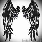 Классный эскиз тату крылья – рисунок тату крыло подойдет для что обозначает тату крылья
