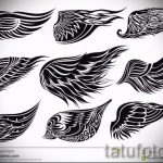 Крутой эскиз татуировки крылья – рисунок наколки крыло подойдет для что означает тату крылья ангела