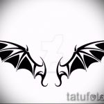 Интересный эскиз тату крылья – рисунок тату крыло подойдет для тату крылья ангела на спине