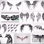 Классный эскиз татуировки крылья – рисунок наколки крыло подойдет для тату крылья на спине у мужчин значение