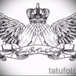 Необычный эскиз татуировки крылья – рисунок наколки крыло подойдет для что означает тату крылья на спине