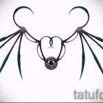 Классный эскиз тату крылья – рисунок тату крыло подойдет для сколько стоит тату спину крылья