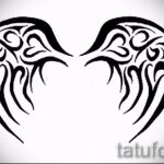 Необычный эскиз татуировки крылья – рисунок тату крыло подойдет для тату кошка с крыльями значение