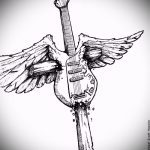 Интересный эскиз татуировки крылья – рисунок тату крыло подойдет для тату человек крыльями