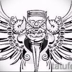 Интересный эскиз тату крылья – рисунок наколки крыло подойдет для что значит тату крылья на спине