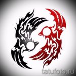 Классный эскиз наколки феникс – эксклюзивный рисунок для использования как эскиз для татуировки с огненной птицей