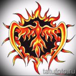 Классный эскиз татуировки феникс – красивый рисунок для использования как эскиз для татуировки с огненной птицей