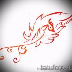 Эксклюзивный эскиз тату феникс – красивый рисунок для использования как эскиз для татуировки с огненной птицей