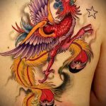 Эксклюзивный эскиз татуировки феникс – оригинальный рисунок для использования как эскиз для тату с огненной птицей