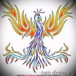 Необычный эскиз тату феникс – эксклюзивный рисунок для использования как эскиз для тату с фениксом