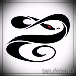 Достойный вариант тату эскиз змеи – можно использовать для тату змея и скорпион
