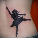 фото тату балерина №559 - достойный вариант рисунка, который удачно можно использовать для доработки и нанесения как тату балерина на стопе