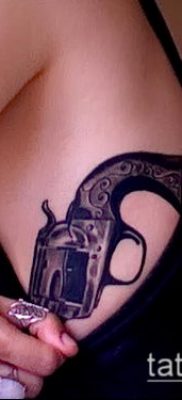 Фото тату револьвер (значение) — пример интересного рисунка тату — 041 tatufoto.com
