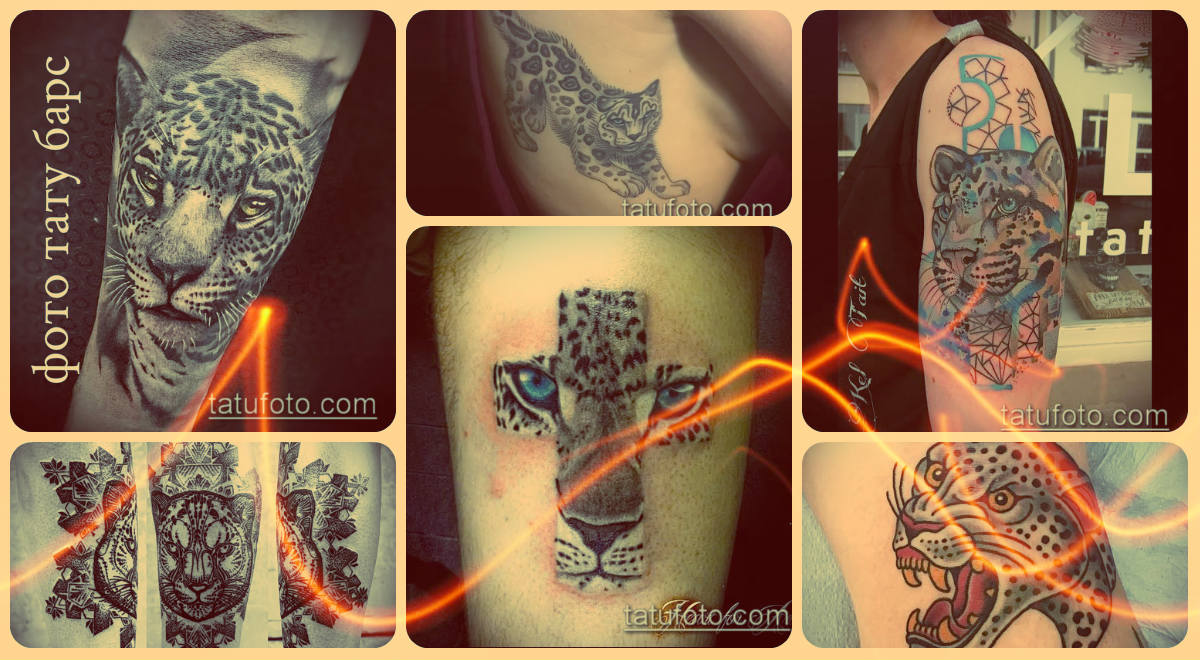 Фото тату барс - примеры удачных готовых татуировок для подбора рисунка