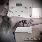 фото тату волчица №519 - достойный вариант рисунка, который легко можно использовать для переделки и нанесения как тату волчица и пряности