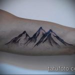 фото тату горы №299 - достойный вариант рисунка, который хорошо можно использовать для доработки и нанесения как тату горы олимп