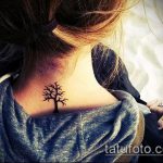 фото тату дерево №328 - интересный вариант рисунка, который удачно можно использовать для переработки и нанесения как тату рукав деревья