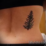 фото тату дерево №883 - уникальный вариант рисунка, который успешно можно использовать для преобразования и нанесения как черное дерево тату