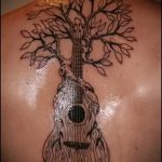 фото тату дерево №884 - классный вариант рисунка, который удачно можно использовать для доработки и нанесения как тату дерево вдоль позвоночника