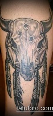 тату череп быка фото (значение) — пример интересного рисунка тату — 012 tatufoto.com