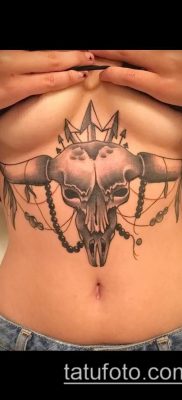 тату череп быка фото (значение) — пример интересного рисунка тату — 020 tatufoto.com