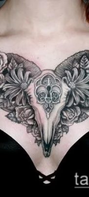 тату череп быка фото (значение) — пример интересного рисунка тату — 021 tatufoto.com