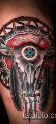 тату череп быка фото (значение) — пример интересного рисунка тату — 037 tatufoto.com