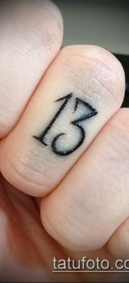 Татуировка с числом 13: что означает