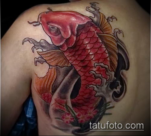 тату КОИ фото (значение) - пример интересного рисунка тату - 045 tatufoto.com