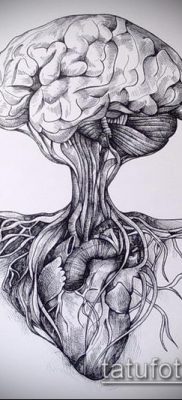 тату дерево с корнями (значение) — пример интересного рисунка тату — 008 tatufoto.com