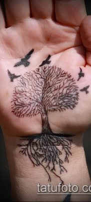 тату дерево с корнями (значение) — пример интересного рисунка тату — 024 tatufoto.com