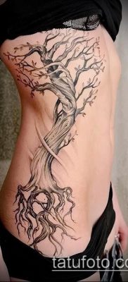 тату дерево с корнями (значение) — пример интересного рисунка тату — 033 tatufoto.com