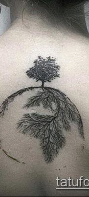 тату дерево с корнями (значение) — пример интересного рисунка тату — 045 tatufoto.com