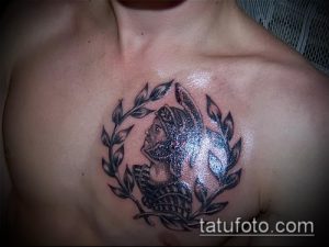 тату лавровый венок (значение) - пример интересного рисунка тату - 064 tatufoto.com