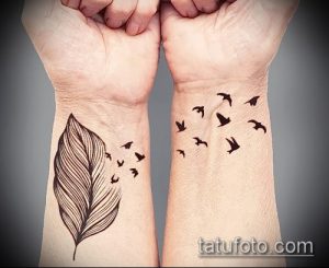 тату лист фото (значение) - пример интересного рисунка тату - 025 tatufoto.com