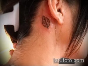 тату лист фото (значение) - пример интересного рисунка тату - 029 tatufoto.com