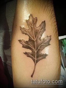 тату лист фото (значение) - пример интересного рисунка тату - 039 tatufoto.com