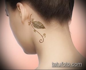 тату лист фото (значение) - пример интересного рисунка тату - 043 tatufoto.com