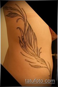 тату лист фото (значение) - пример интересного рисунка тату - 049 tatufoto.com