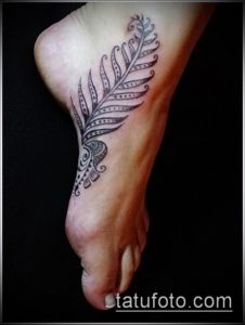 тату лист фото (значение) - пример интересного рисунка тату - 050 tatufoto.com