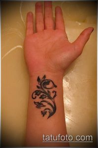 тату лист фото (значение) - пример интересного рисунка тату - 051 tatufoto.com