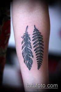 тату лист фото (значение) - пример интересного рисунка тату - 054 tatufoto.com