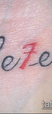 тату цифры фото (значение) — пример интересного рисунка тату — 028 tatufoto.com