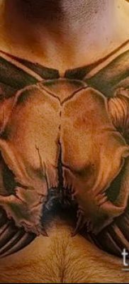 тату череп быка фото (значение) — пример интересного рисунка тату — 004 tatufoto.com