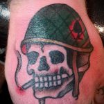 фото военных тату №481 - интересный вариант рисунка, который хорошо можно использовать для преобразования и нанесения как военное тату на плече