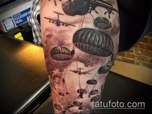 фото военных тату №20 - интересный вариант рисунка, который успешно можно использовать для переработки и нанесения как картинка тату летучей мыши военное